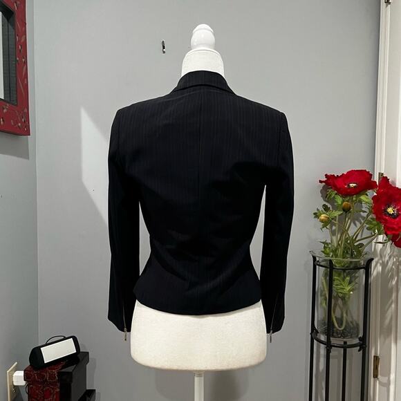 NEW Banana Republic Wool Pinstripe Structured Hourglass Martin Classic Pantsuit - Picture 4 of 16